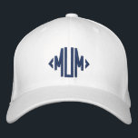 Mam Eenvoudige Moderne Typografie Custom Geborduurde Pet<br><div class="desc">Mum Simple Modern Typography Custom Embroidered Baseball Pet is voorzien van de eenvoudige moderne geborduurde tekst "Mum". Perfect als cadeau voor mama voor Moederdag,  kerst,  verjaardag en meer. Creëer door Evco Studio www.zazzle.com/store/evcostudio</div>