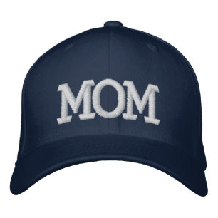 Mam Eenvoudige Moderne Typografie Custom Geborduurde Pet