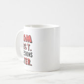 Mam eerst. Vragen later Koffiemok (Voorkant links)