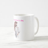 "Mam, elke dag is jouw dag. modderig" Koffiemok (Voorkant rechts)