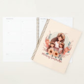 Mam en aughters met Floral Background Planner (Display)