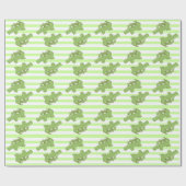 Mam- en Baby-alligator-schoeisel Cadeaupapier (Vlak)