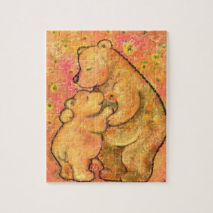 Mam en Baby Beer - Moederdag Legpuzzel