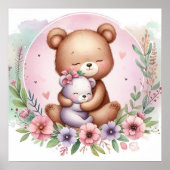 Mam en Baby Beer Poster (Voorkant)