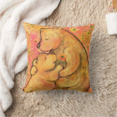 Mam en Baby Beer Sierkussen - Knuffel (Deken)