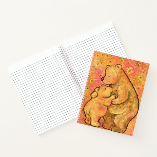 Mam en Baby Beren Notitieboek (Binnen)