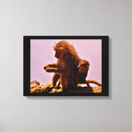 Mam en Baby Canvas Afdruk