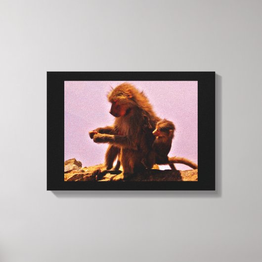 Mam en Baby Canvas Afdruk (Voorkant)