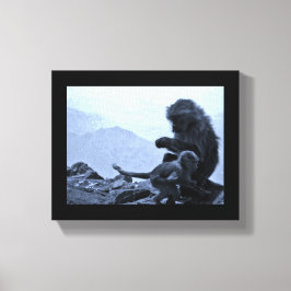 Mam en Baby Canvas Afdruk