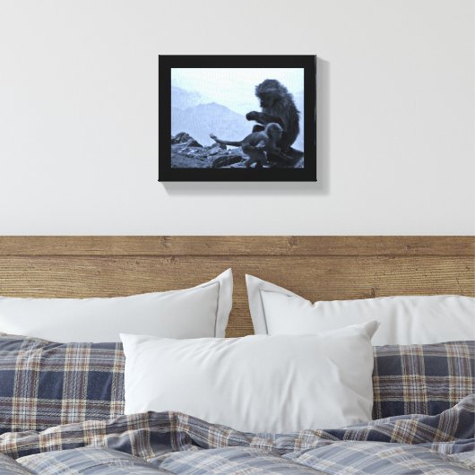 Mam en Baby Canvas Afdruk (Insitu (Slaapkamer))