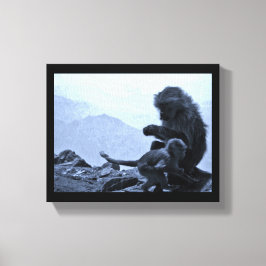 Mam en Baby Canvas Afdruk