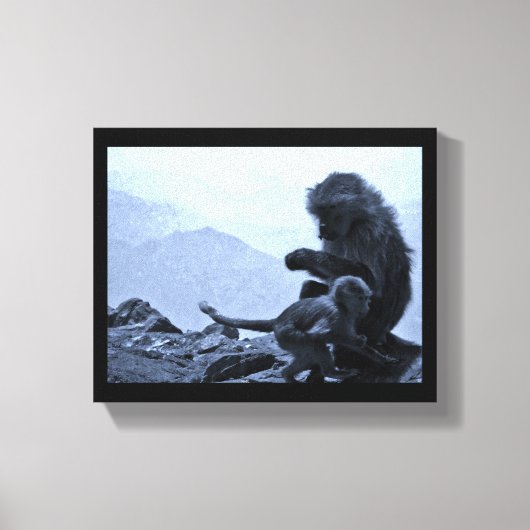 Mam en Baby Canvas Afdruk (Voorkant)
