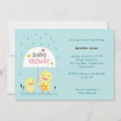 Mam en Baby Chick Kaart (Voorkant)