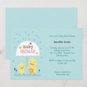 Mam en Baby Chick Kaart (Voorkant / Achterkant)