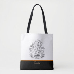 Mam en Baby Dog Tote Bag