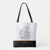 Mam en Baby Dog Tote Bag (Achterkant)
