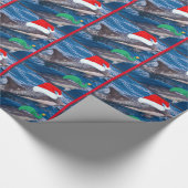 Mam- en baby dolfijnenkerstpapier cadeaupapier (Hoek)