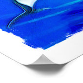 Mam en Baby Dolphin Poster (Hoek)