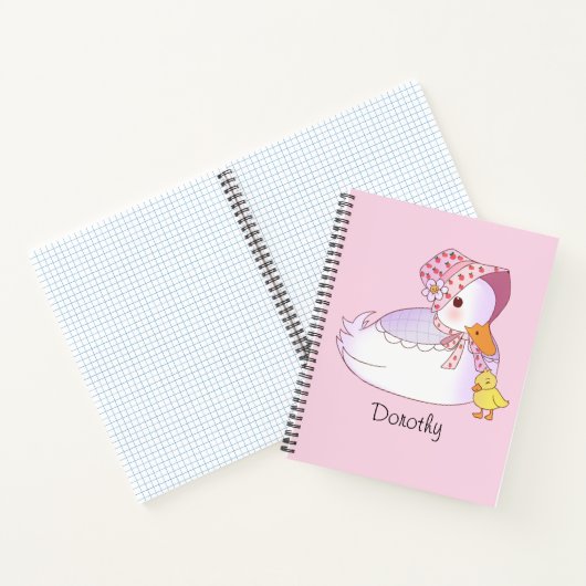 Mam en Baby Duck Notitieboek (Binnen)