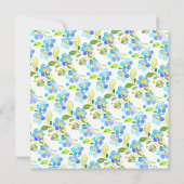 Mam en Baby Elephant Baby shower Kaart (Achterkant)