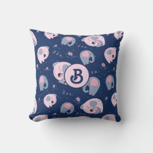Mam en Baby Elephant Sierkussen