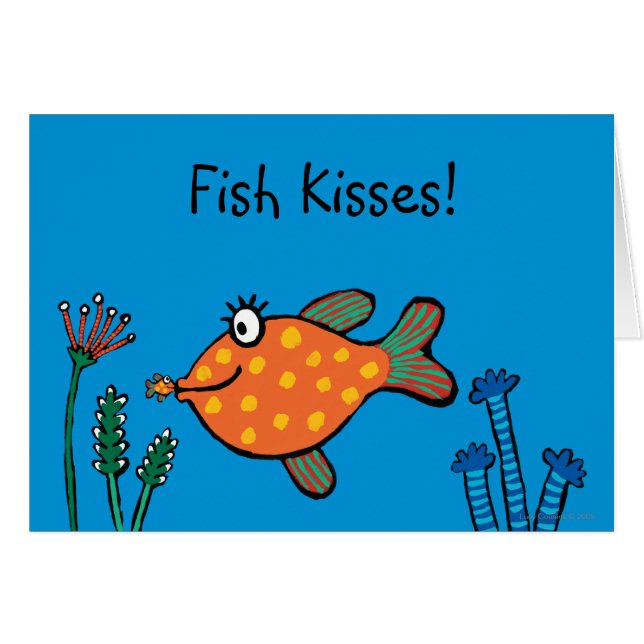 Mam en Baby Fish Kisses (Voorkant Horizontaal)