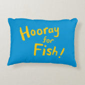 Mam en Baby Fish Kisses Decoratief Kussen (Achterkant)