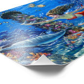 mam en baby foto afdruk (Hoek)