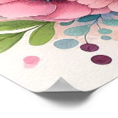 Mam en Baby Fox Poster (Hoek)