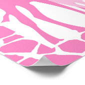 Mam en Baby Giraffe Baby shower Welkomstteken Poster (Hoek)