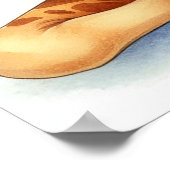 Mam en Baby Giraffe Poster (Hoek)