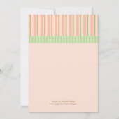 Mam en Baby Giraffe Unisex Baby shower Uitnodiging (Achterkant)