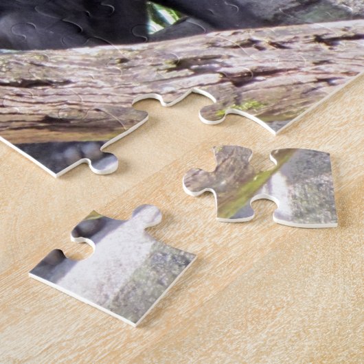 Mam en Baby Gorilla Puzzle Legpuzzel (Zijkant)