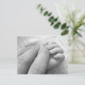 Mam en Baby Handen Briefkaart (Staand voorkant)