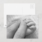 Mam en Baby Handen Briefkaart (Voorkant / Achterkant)