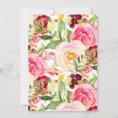 Mam en Baby Hippo Baby shower Kaart (Achterkant)