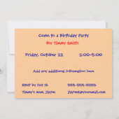 Mam en Baby Kangaroo in de Outback nodigen uit Kaart (Achterkant)