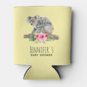Mam en Baby Koala Beren Cute Waterverf Baby shower Blikjeskoeler (Voorkant)