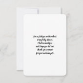 Mam en Baby Koala Beren Cute Waterverf Dank je wel Bedankkaart (Achterkant)