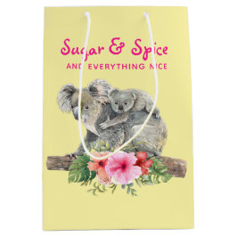 Mam en Baby Koala Beren Cute Waterverf Medium Cadeauzakje