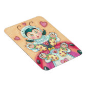 Mam en Baby lieveheersbeestjes MAGNEET (Rechterzijde)