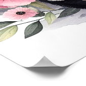 Mam en Baby Panda Beer Poster (Hoek)