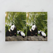 Mam en Baby Panda, moederdag Kaart (Binnen)