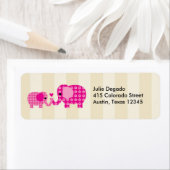 Mam en Baby Pink Elephant Label (Insitu)