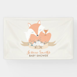 Mam en Baby Red Fox Baby shower Spandoek