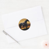 Mam en Baby Ronde Sticker (Envelop)
