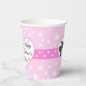 Mam en baby roze Moederdag Papieren Bekers (Rechts)