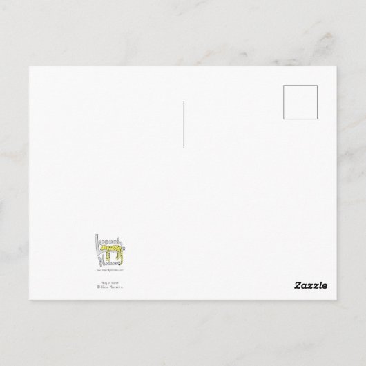 Mam en baby sloth 'hang in daar' briefkaart (Achterkant)