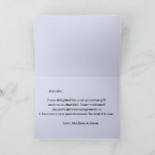 Mam en Baby Tiger Paars Dank je wel Kaart (Binnen)