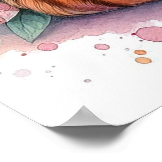 Mam en Baby Tiger Poster (Hoek)